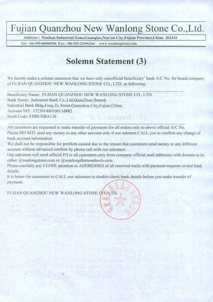 Solemn Statement